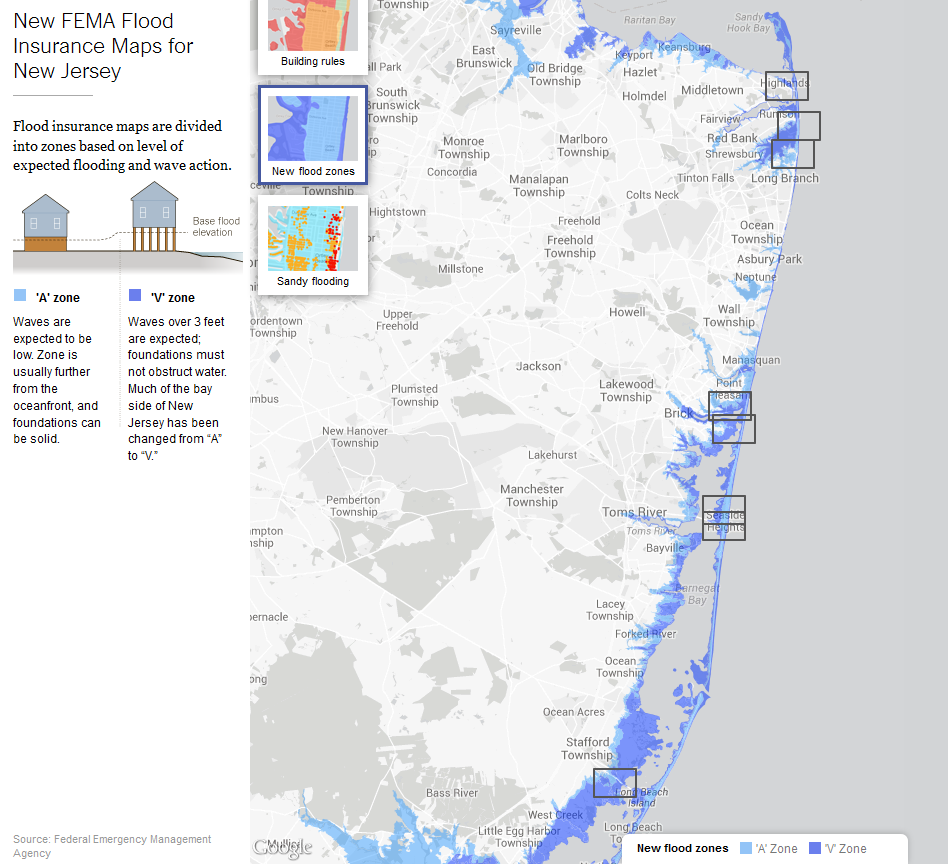 fema flood zones map